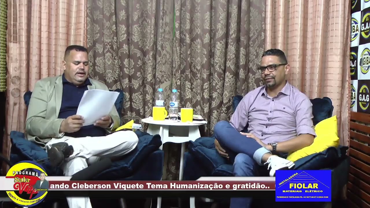 PROGRAMA SALA VIP…COM TEMA HUMANIZAÇÃO E GRATIDÃO … Cleberson Viquete de Cianorte PR