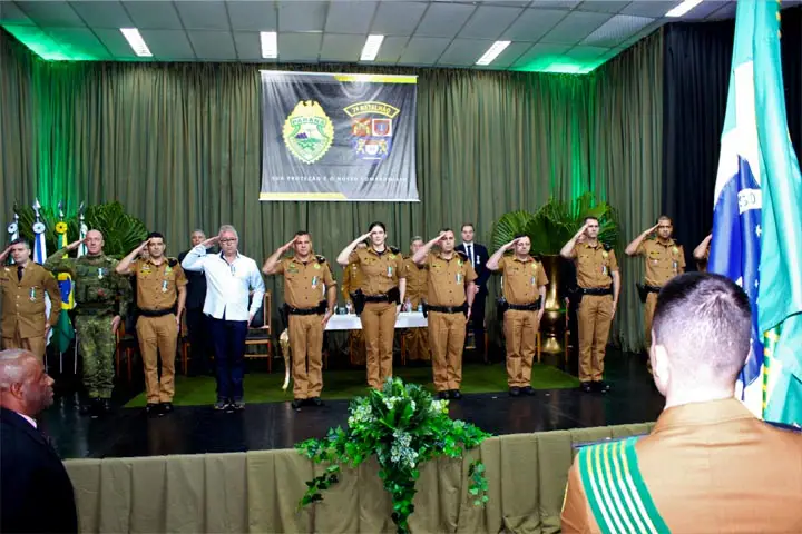 Batalhão de Polícia Militar de Cruzeiro do Oeste comemora 54 anos