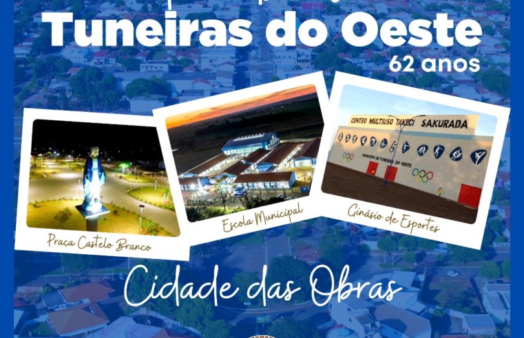 Parabéns Tuneiras do Oeste