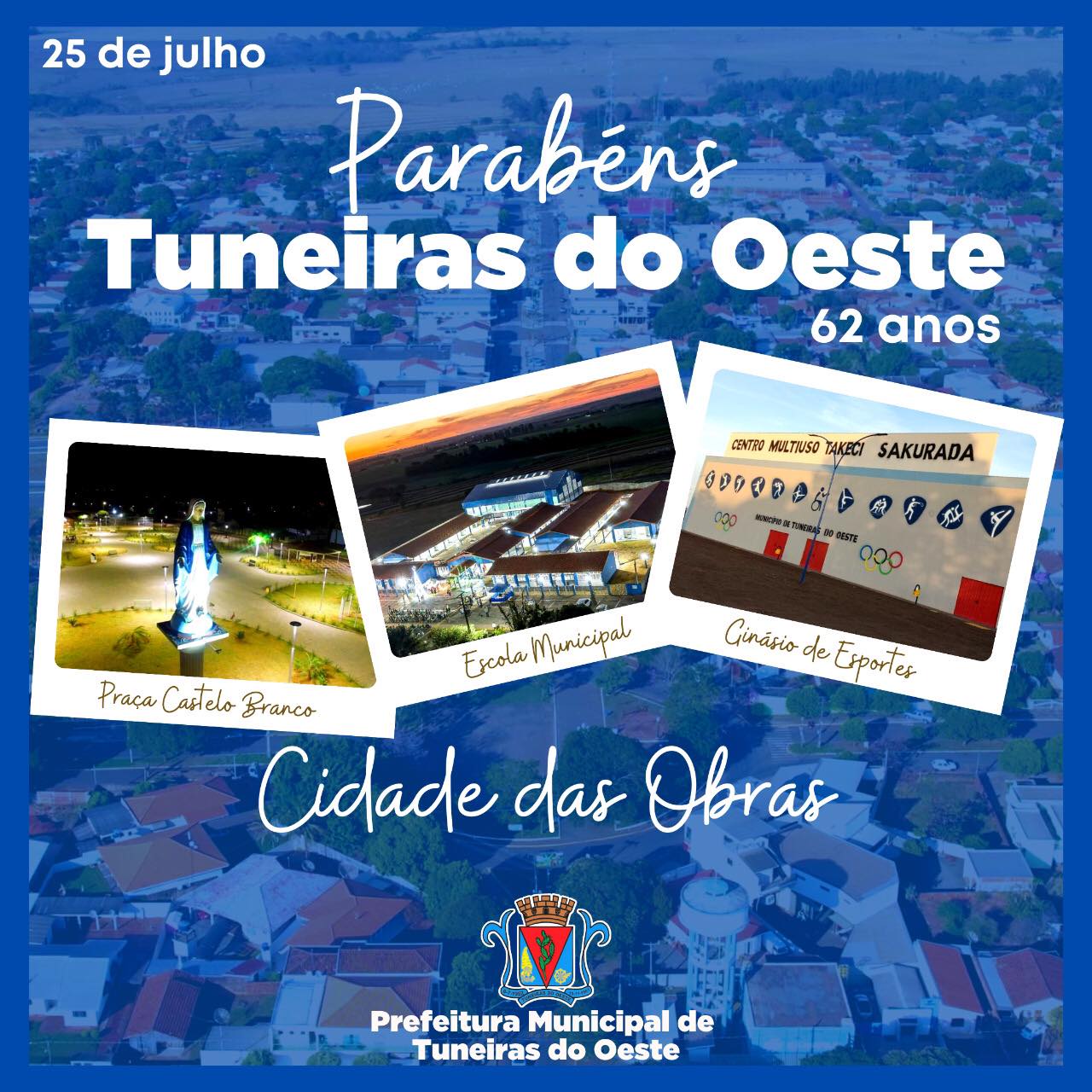 Parabéns Tuneiras do Oeste