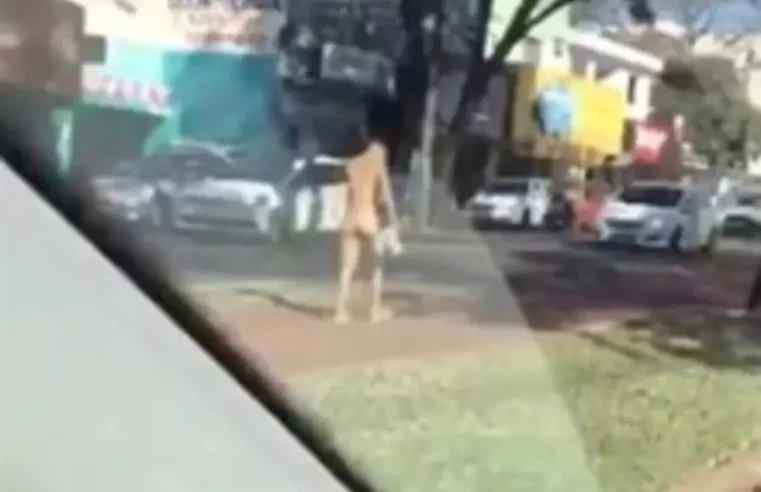 Mulher andando nua em Maringá viraliza