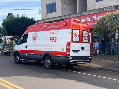 Homem passa mal na rua e Samu é acionado em Goioerê