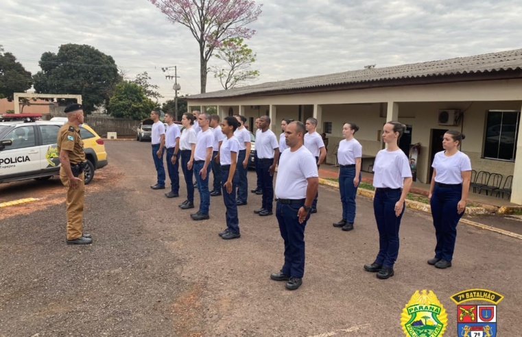 7º BPM RECEBE NOVOS ALUNOS SOLDADOS