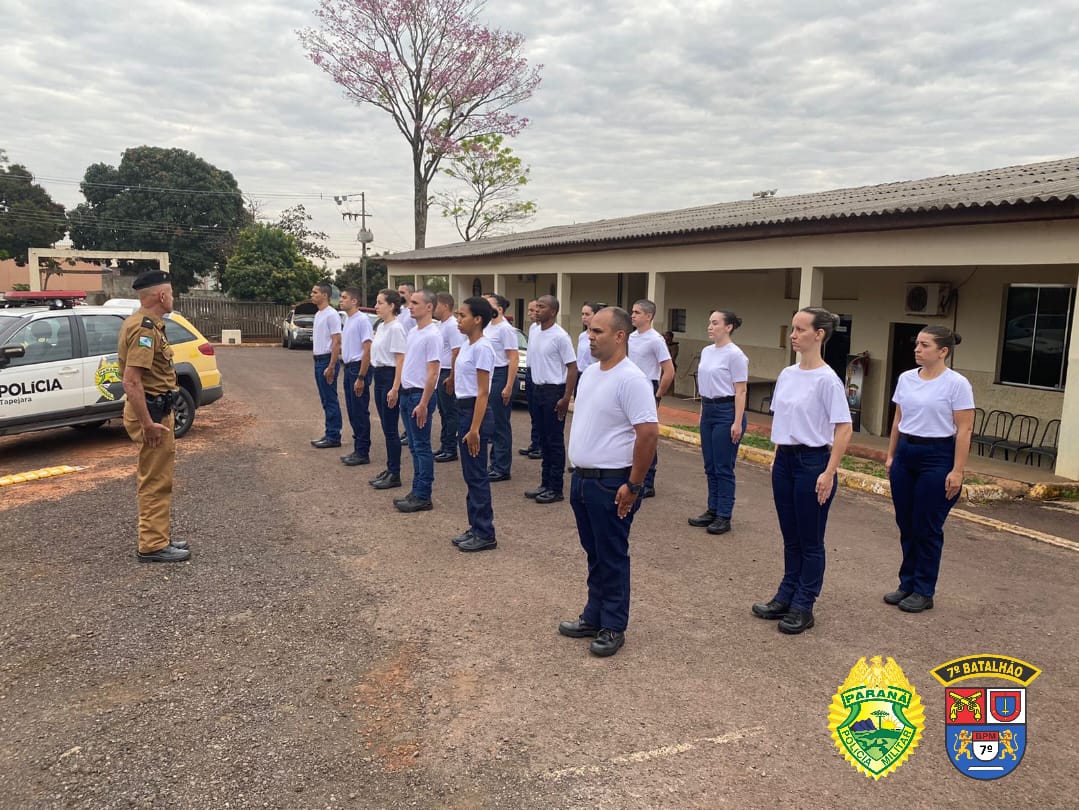 7º BPM RECEBE NOVOS ALUNOS SOLDADOS