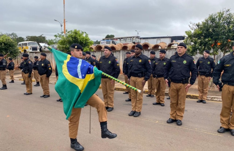 7º BPM COMEMORA OS 168 ANOS DA POLÍCIA MILITAR DO PARANÁ COM SOLENIDADE MILITAR