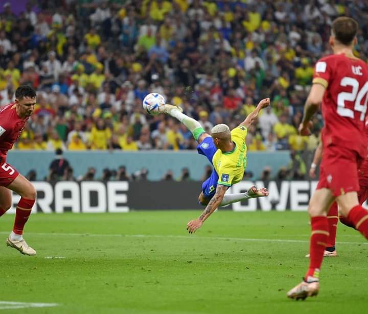 Com dois gols de Richarlison, Brasil vence a Sérvia na estreia da Copa do Mundo