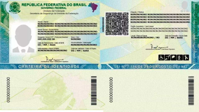 Nova carteira de identidade será emitida sem informação sobre sexo