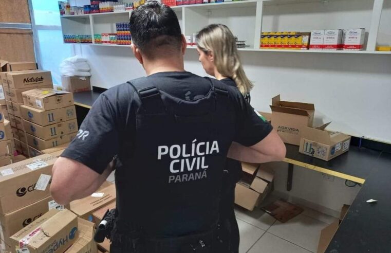 Polícia investiga entrega de medicamentos falsos para regionais de saúde do Paraná; esquema movimentou R$ 10 milhões.