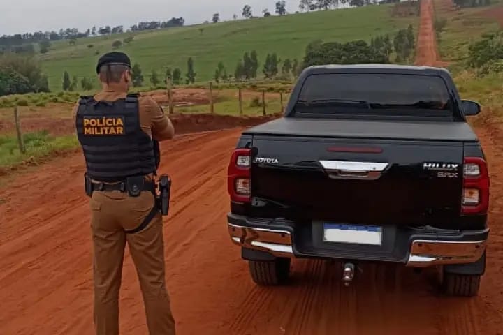 Polícia Militar Recupera Hilux Furtada em Pérola na Manhã Seguinte ao Crime