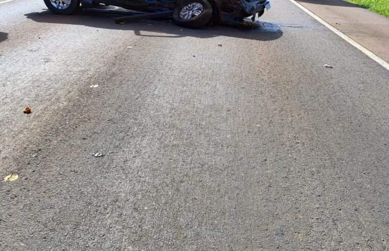 Título Alternativo: Colisão Frontal e Capotamento na Estrada Boiadeira (BR-487) entre Campo Mourão e Cruzeiro do Oeste