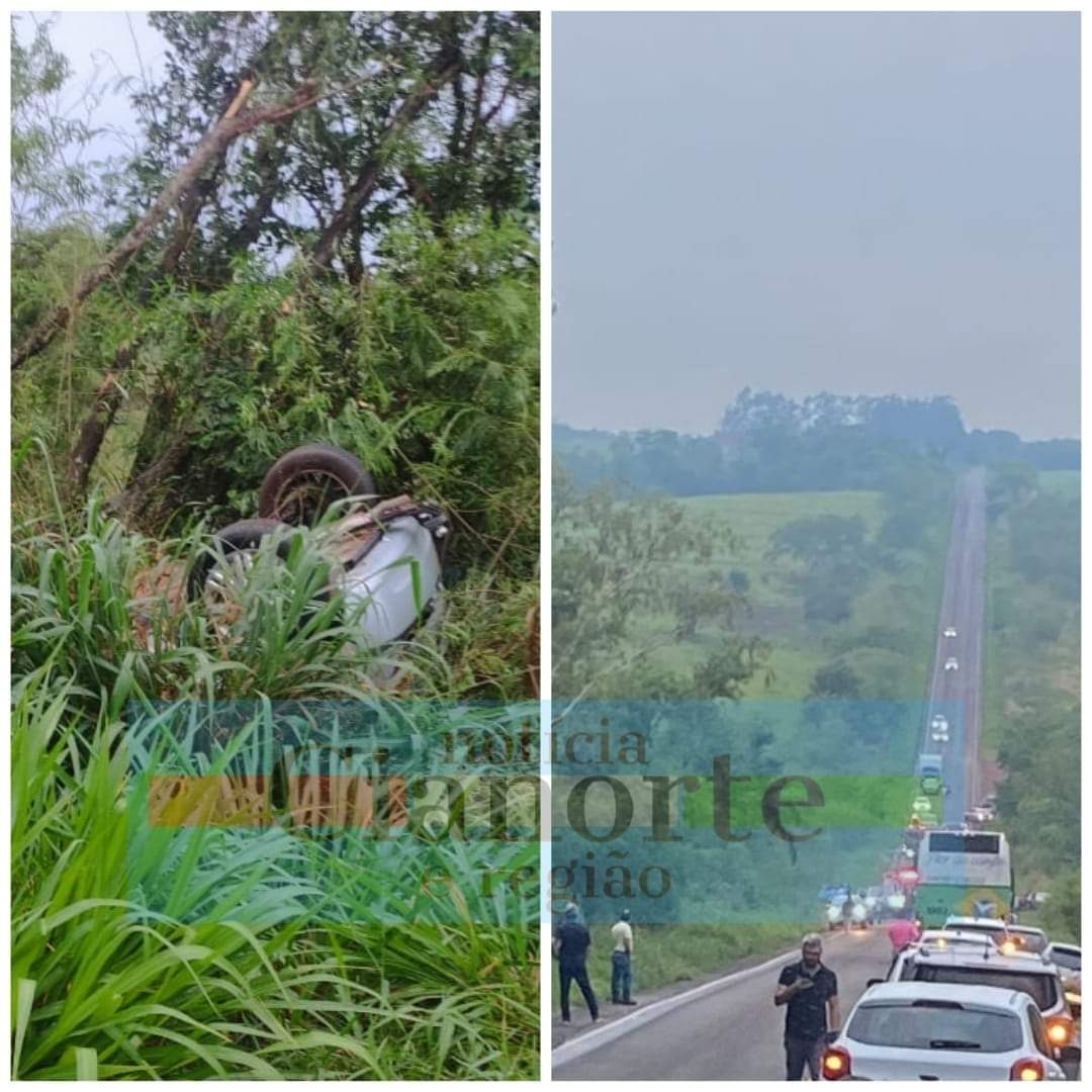 Tragédia na PR-082: Capotamento Resulta na Morte de uma Criança Entre Indianópolis e Rondon