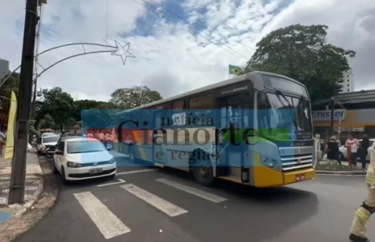 Acidente no Centro de Cianorte: Idosa é Atropelada por Ônibus do Transporte Coletivo