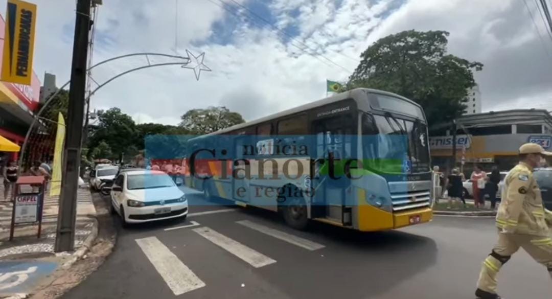 Acidente no Centro de Cianorte: Idosa é Atropelada por Ônibus do Transporte Coletivo