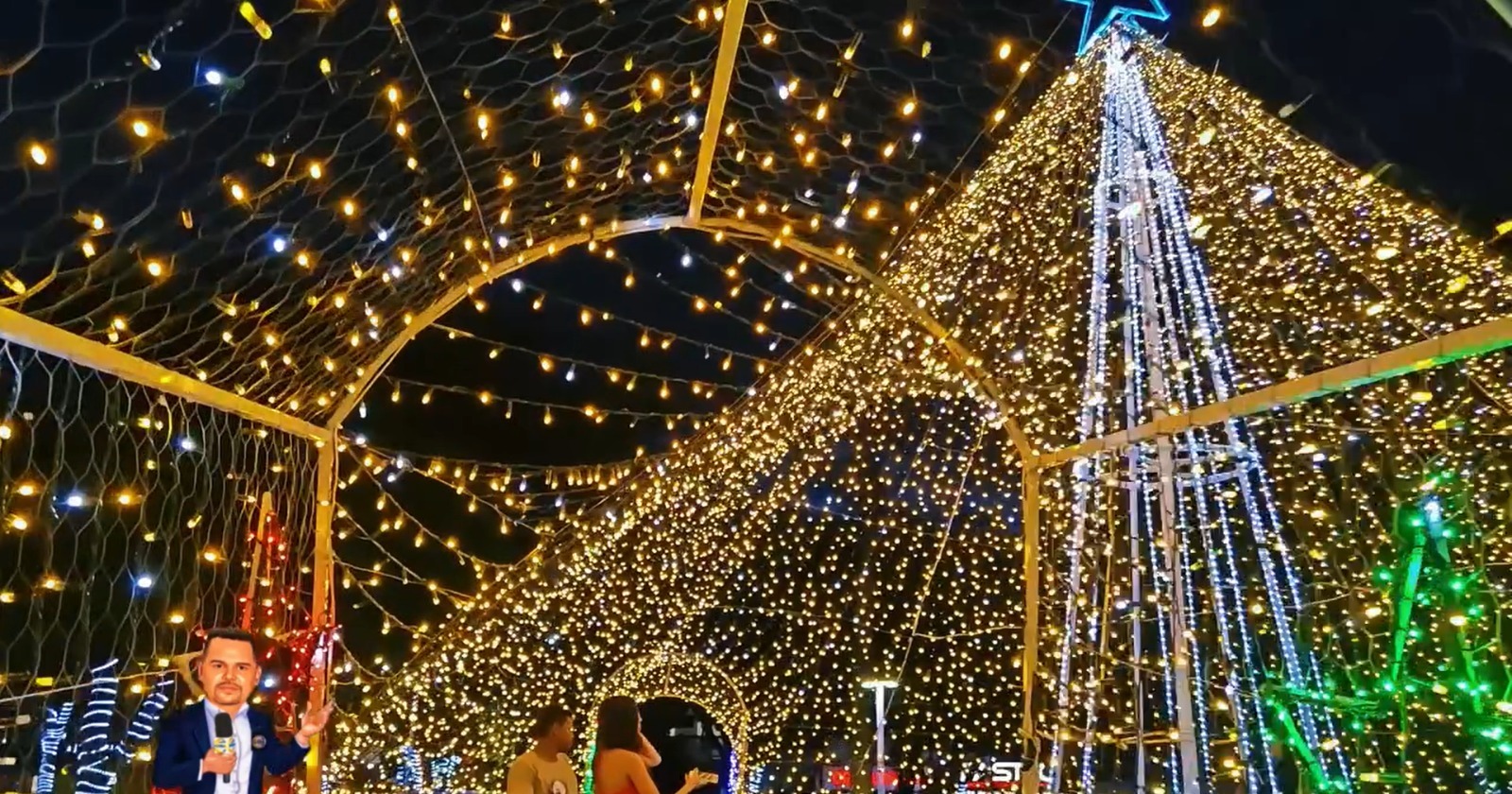 Japurá realiza Auto de Natal e chegada do Papai Noel na praça Brasil… Uma noite inesquecível