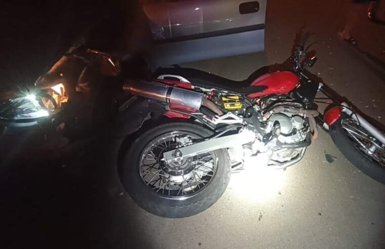 Acidente em Cianorte: Colisão entre Carro e Moto Deixa Homem Ferido