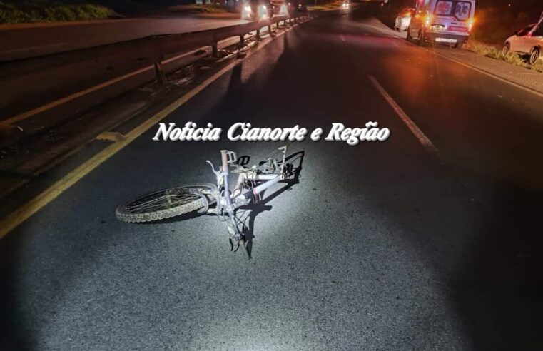 Tragédia na BR-373: Ciclista Perde a Vida em Colisão Fatal com Caminhão em Ponta Grossa-PR