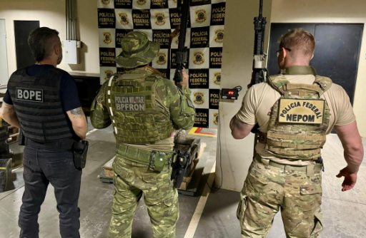 Operação conjunta apreendeu 124 kg de maconha em mata densa de Guaíra