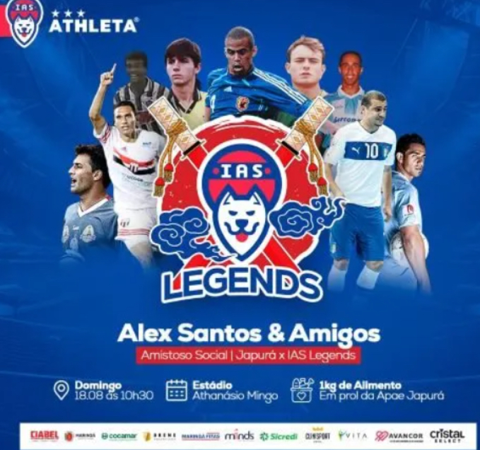 “IAS Legends” realiza amistoso em Japurá