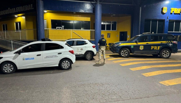 Veículos roubados são recuperados pela PRF