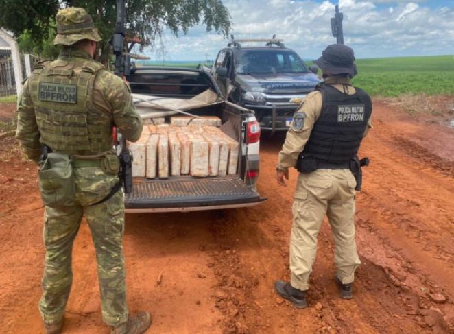 Operação integrada apreende 452,5 kg de maconha