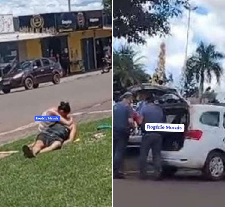 mulher mata marido em praça pública em Pontalinda