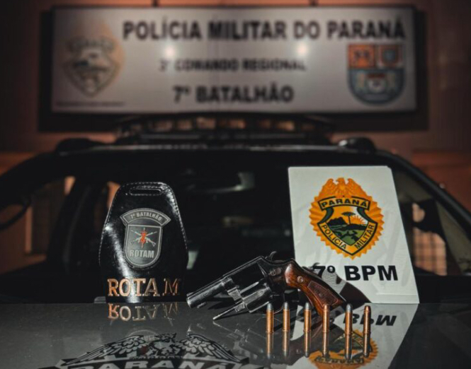 Homem é preso por porte ilegal de arma de fogo em Cruzeiro do Oeste