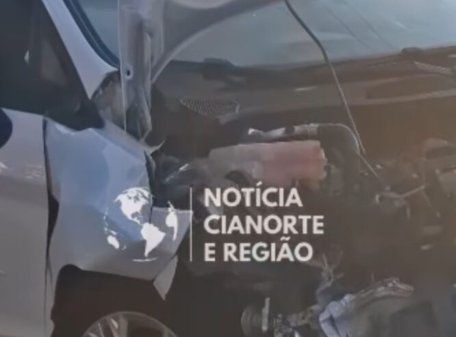 COLISÃO ENTRE CARRO E CAMINHÃO É REGISTRADA NA PR-323, EM CIANORTE