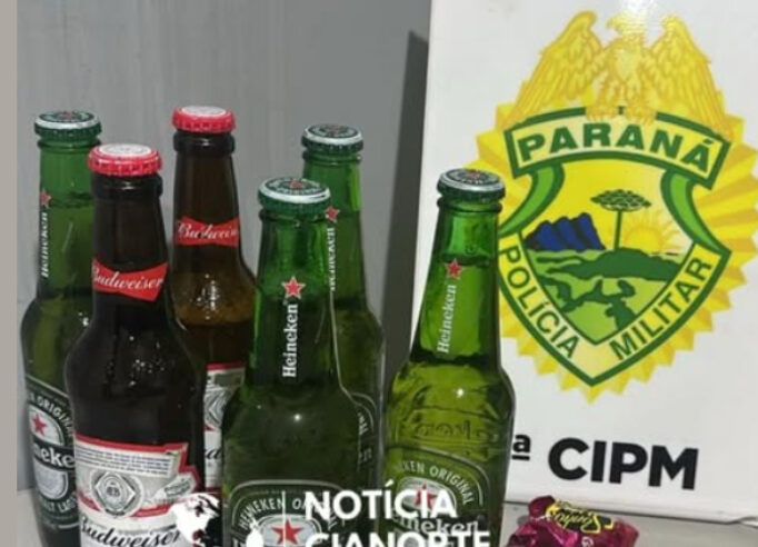 JUSSARA — HOMEM É DETIDO APÓS FURTAR BEBIDAS E BOMBONS