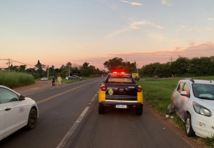 COLISÃO ENTRE DOIS VEÍCULOS EM TAPEJARA