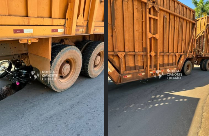 Mulher Morre em Colisão Entre Motocicleta e Caminhão em Nova Olímpia