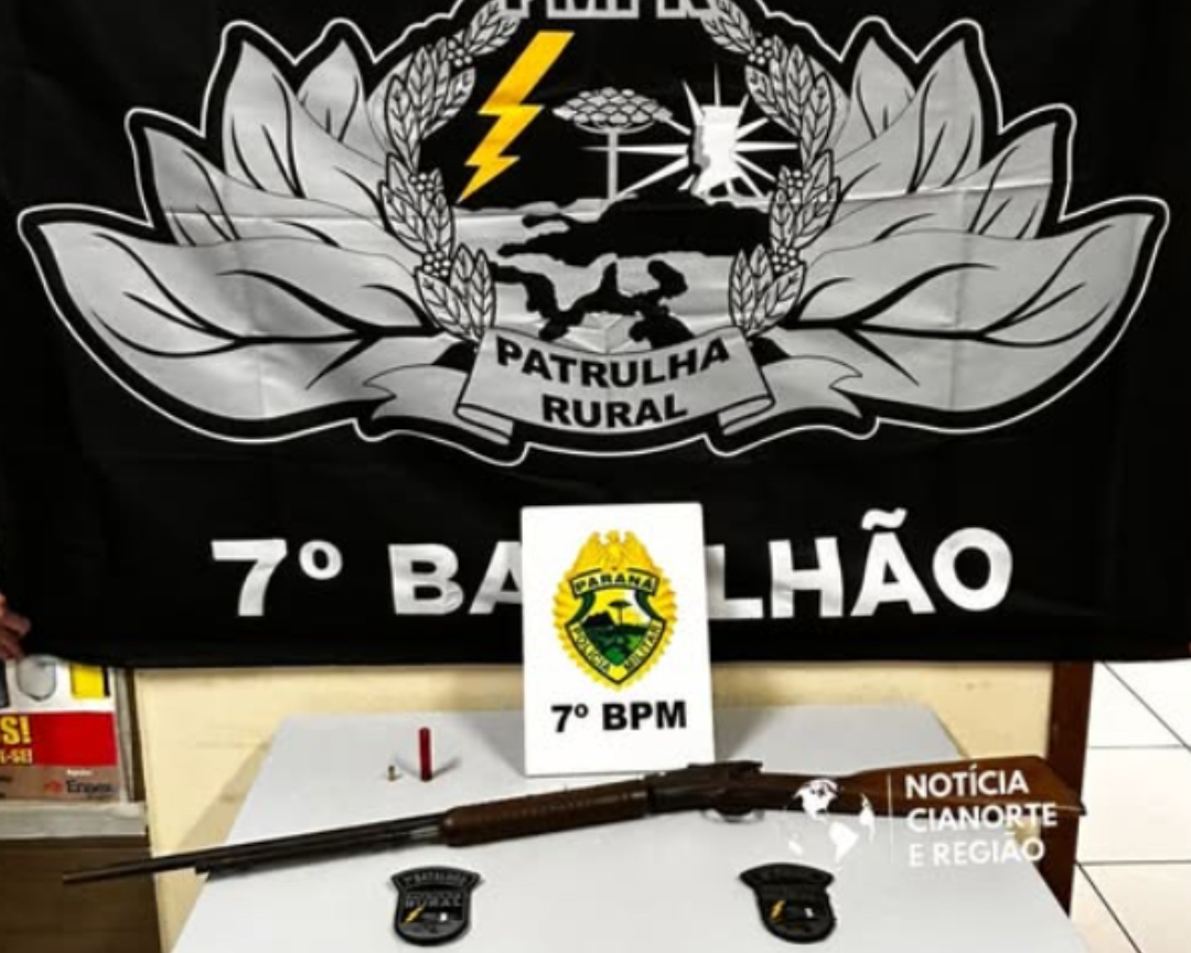 Furto de gado: dois suspeitos são encaminhados à delegacia e arma de fogo é apreendida em Tapejara