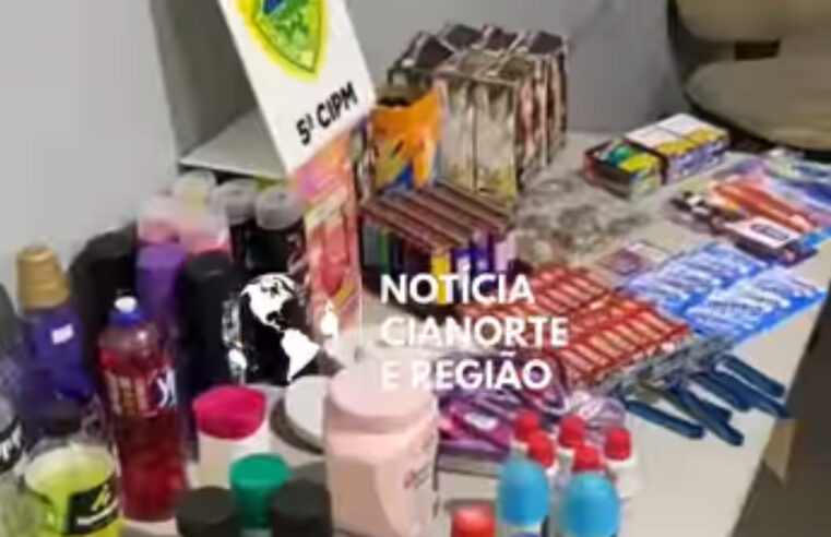PM Recupera Produtos Furtados de Estabelecimento Comercial em Cianorte