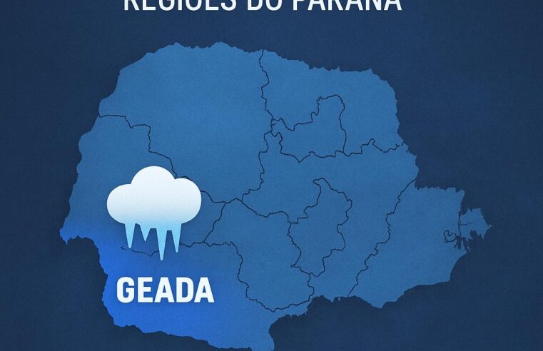 Frio intenso atinge o Paraná e geadas devem marcar presença em várias regiões do estado