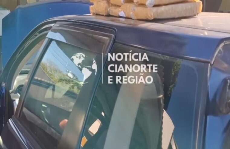 APREENSÃO DE DROGAS NA PR-323: POLÍCIA RODOVIÁRIA INTERCEPTA VEÍCULO COM PLACAS PARAGUAIAS EM CIANORTE