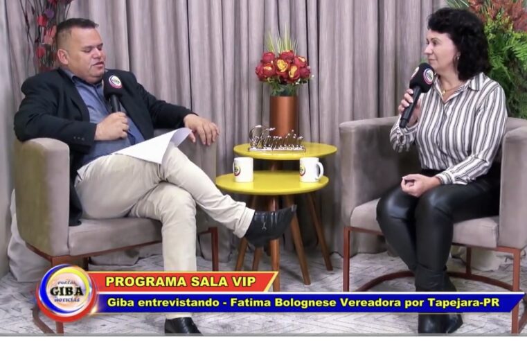 GIBA ENTREVISTA | Vereadora FátimaBolognese de Tapejara PR.