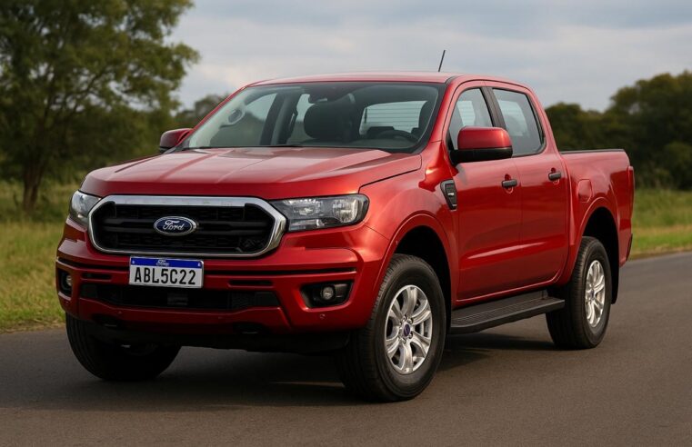 Caminhonete é levada de propriedade rural no distrito de São Lourenço, em Cianorte.