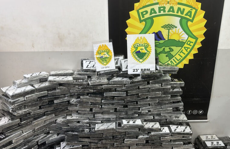 Polícia Militar apreende mais de 500 quilos de cocaína em Curitiba; carga avaliada em mais de R$ 60 milhões