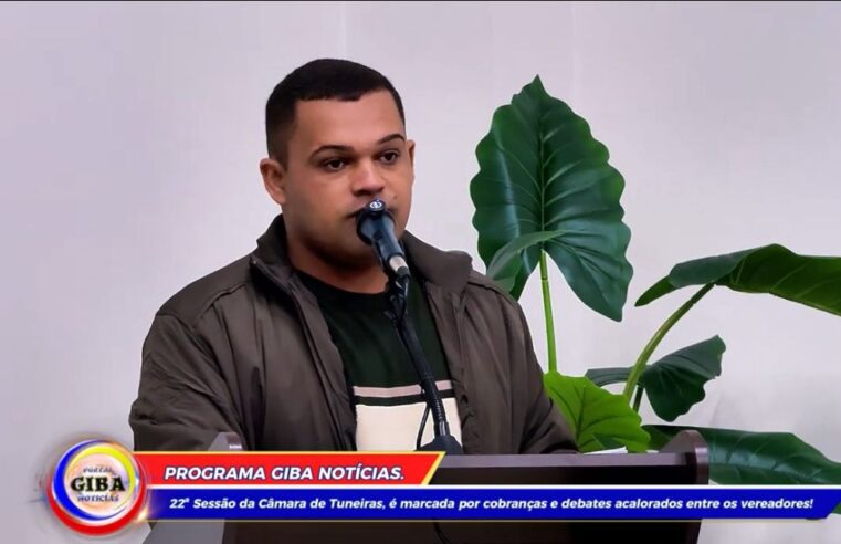 22ª Sessão da Câmara Municipal de Tuneiras do Oeste PR.