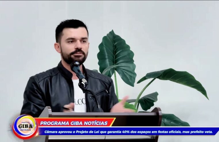 Polémica: Em Tuneiras do Oeste – Câmara aprova, mas prefeito veta.