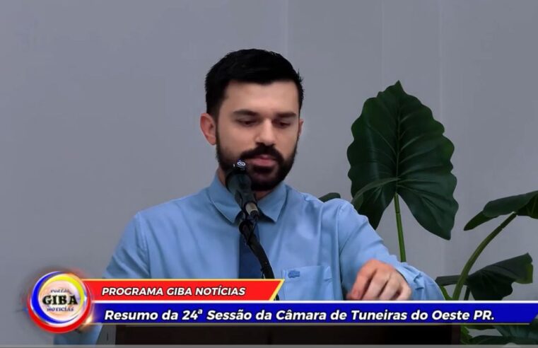 24ª Sessão da Câmara de Tuneiras do Oeste.