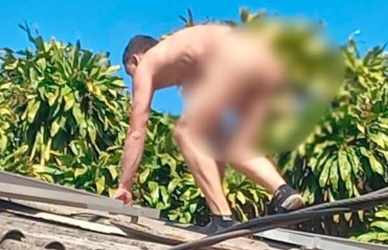 Jovem foge nu pelas ruas de Naviraí para escapar de agressor armado com faca