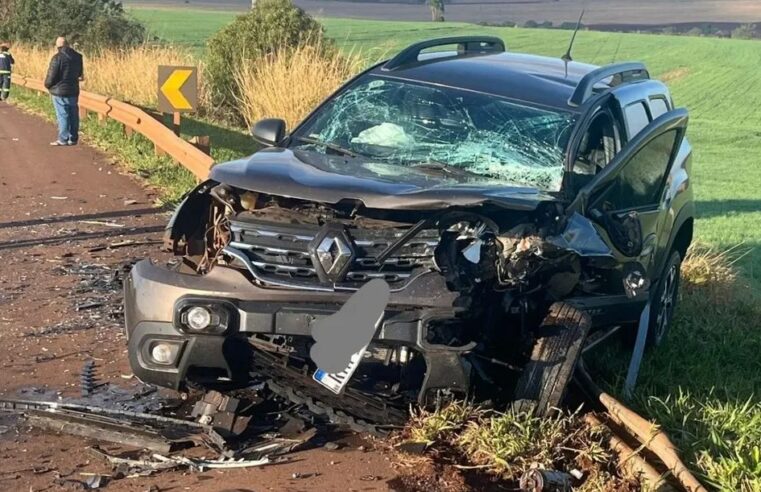 COLISÃO ENTRE QUATRO VEÍCULOS DEIXA FERIDOS NA BR 369 Em CORBÉLIA