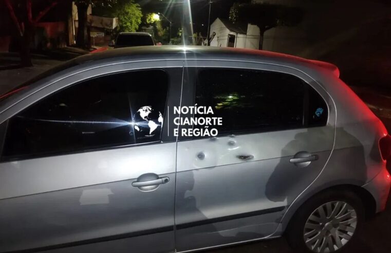 Homem sofre ferimentos após perseguição, colisão e tiros em Umuarama