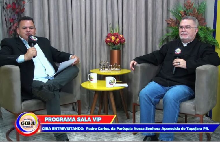 GIBA ENTREVISTANDO: Padre Carlos da paróquia nossa Senhora Aparecida de Tapejara   PR