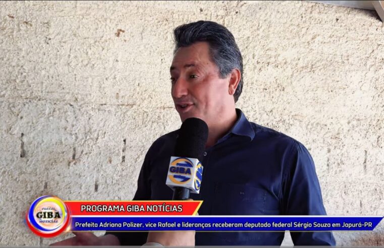 Prefeita Adriana Polizer, vice Rafael e lideranças receberam Pep federal Sérgio Sousa em japurá PR.