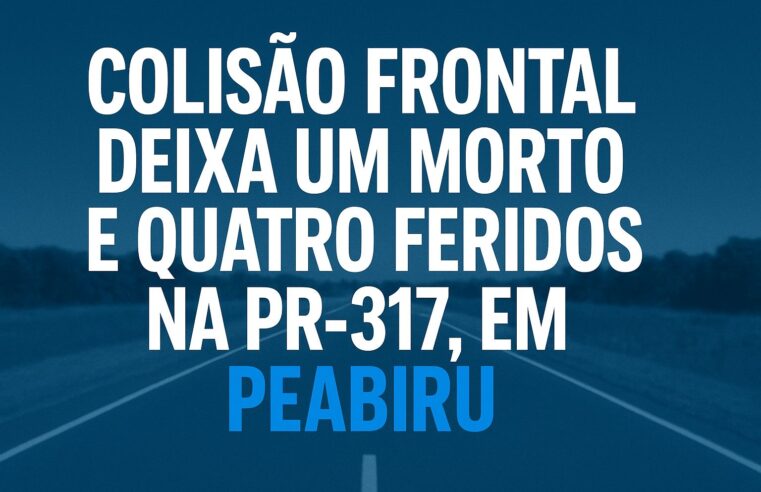 Uma grave colisão frontal foi registrada na noite deste sábado (18)