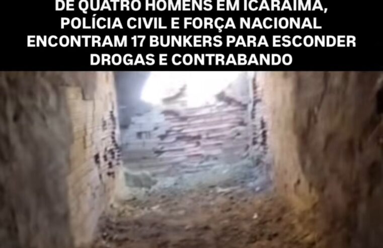 POLÍCIA CIVIL E FORÇA NACIONAL DESCOBREM 17 ESCONDERIJOS DE DROGAS E CONTRABANDO DURANTE INVESTIGAÇÕES EM ICARAÍMA