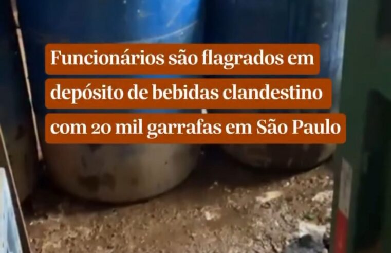 Depósito com milhares de garrafas é alvo de ação policial em Mogi das Cruzes