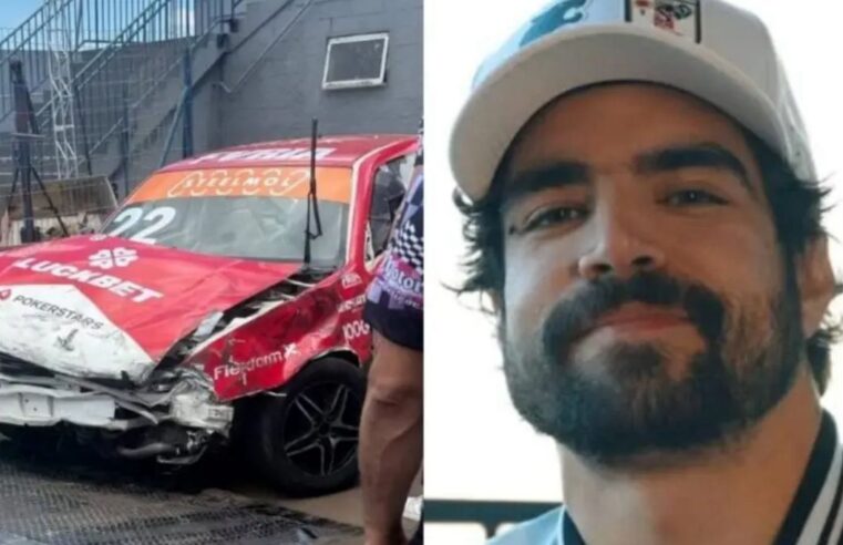 Caio Castro se envolve em acidente durante treino no Autódromo de Cascavel