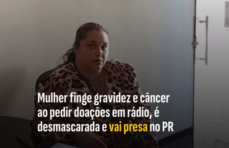 Mulher é presa em Ribeirão do Pinhal após fingir gravidez e câncer para arrecadar doações